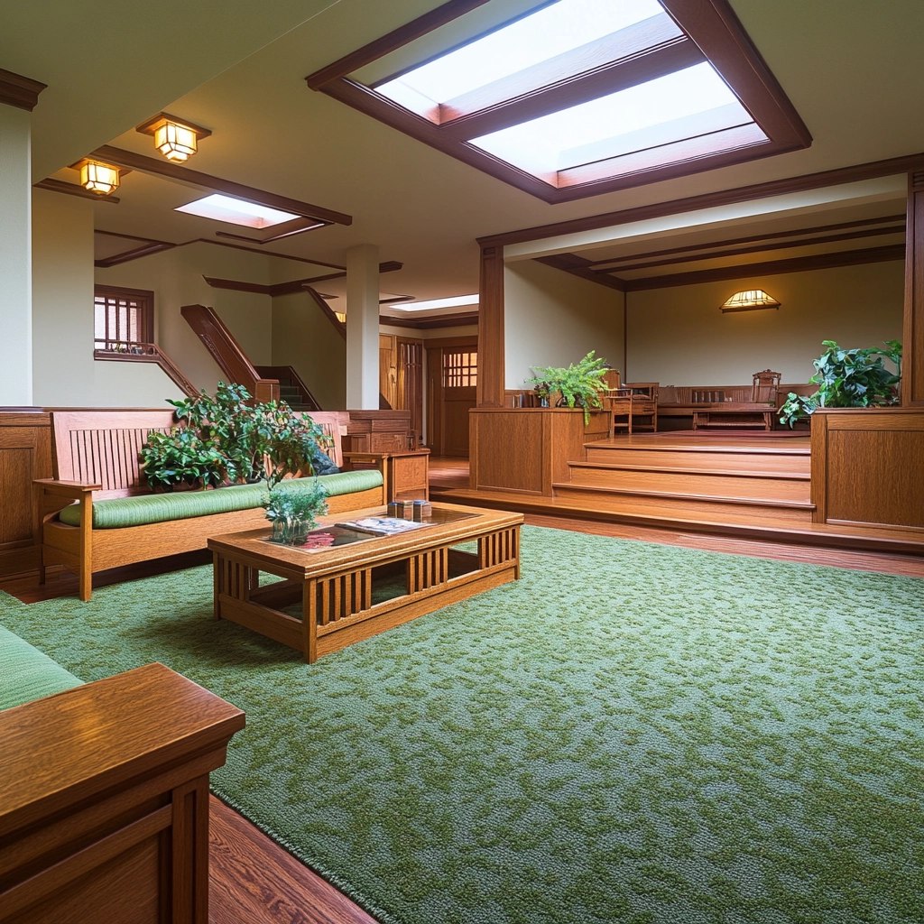 green carpet living room 65