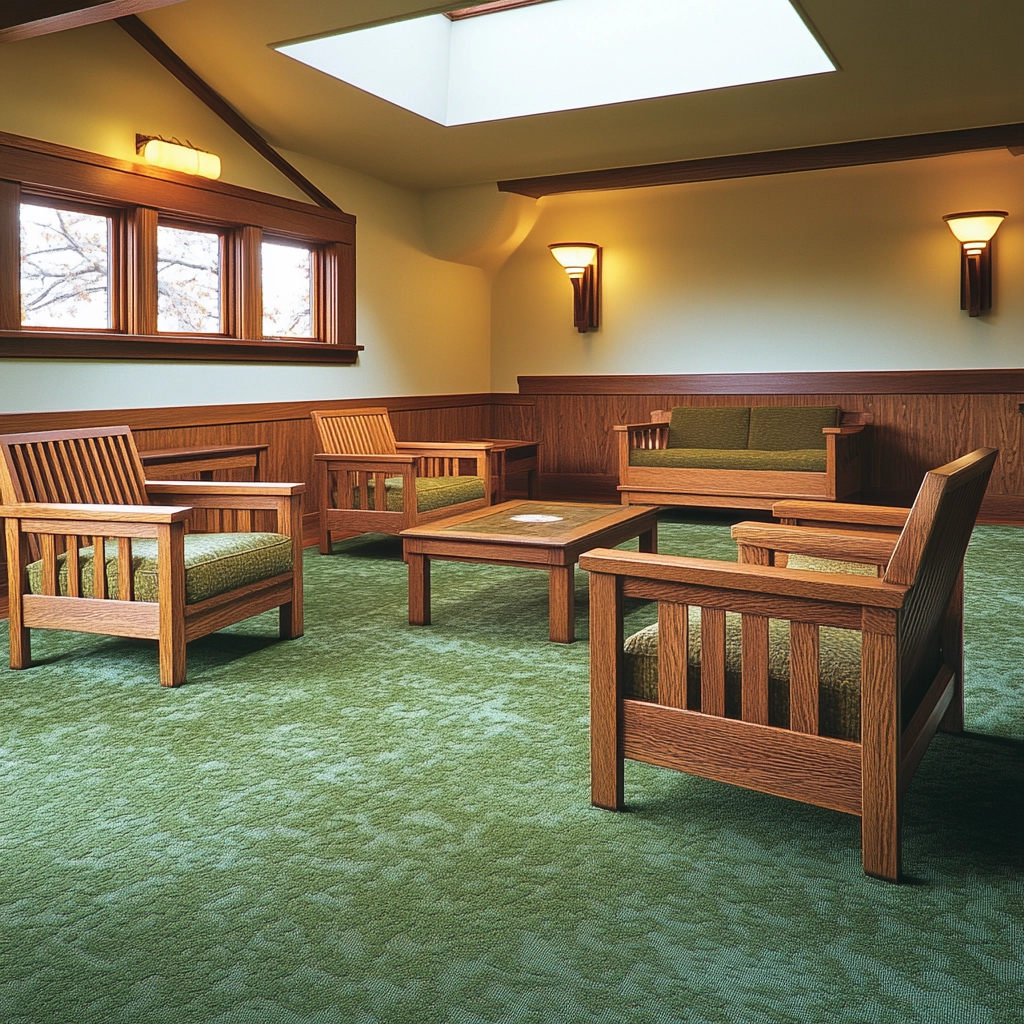 green carpet living room 68