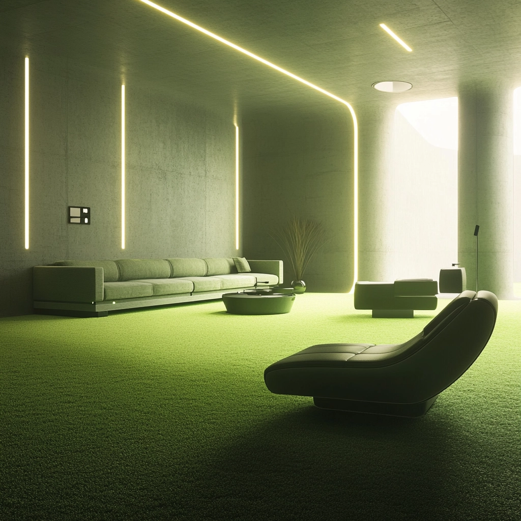 green carpet living room 69