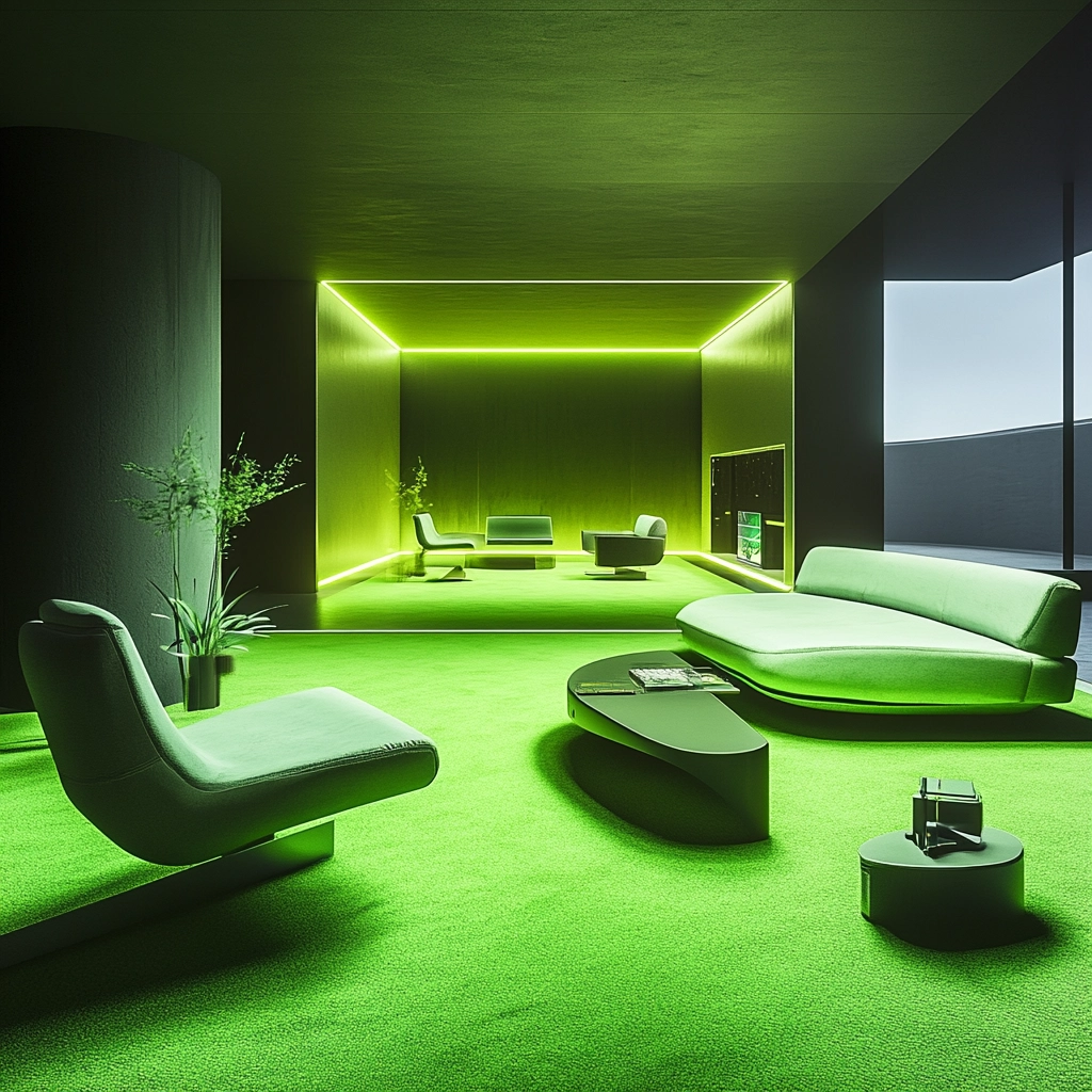 green carpet living room 70