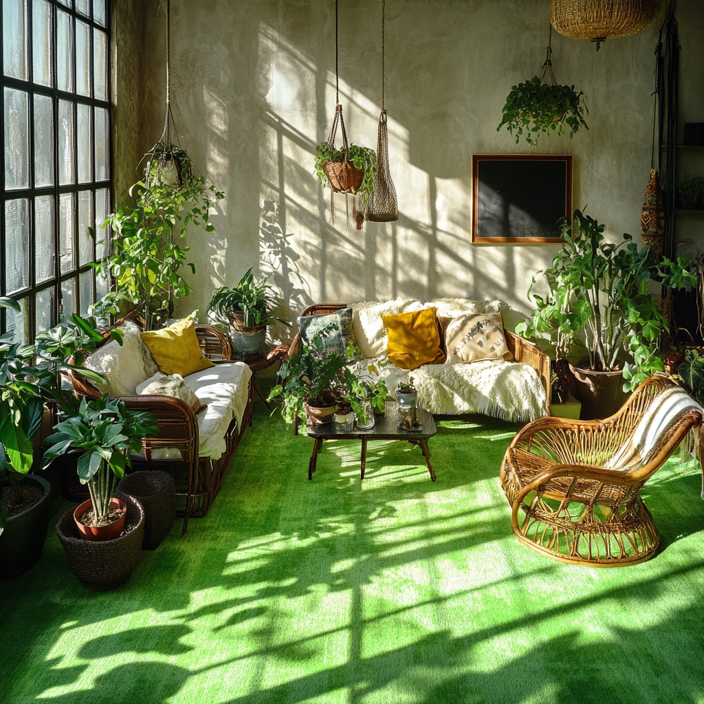 green carpet living room ideas 11