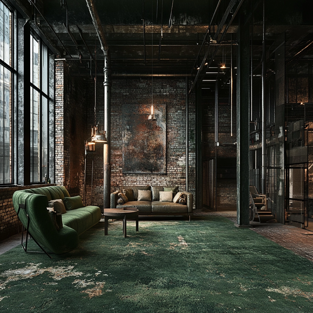 green carpet living room ideas 20