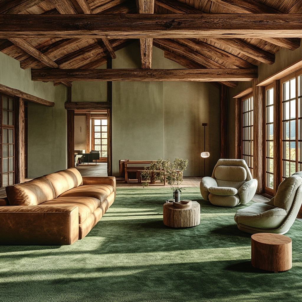 green carpet living room ideas 21