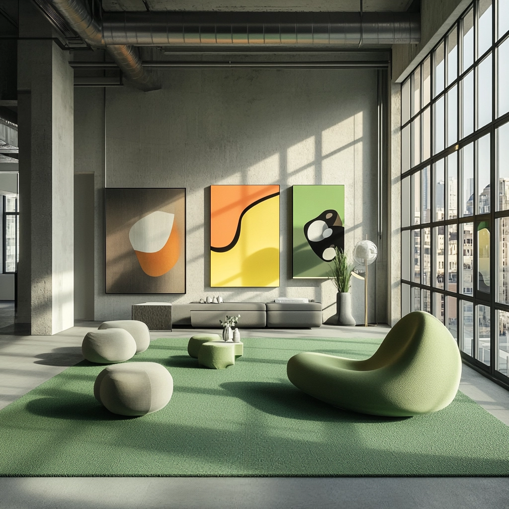 green carpet living room ideas 38