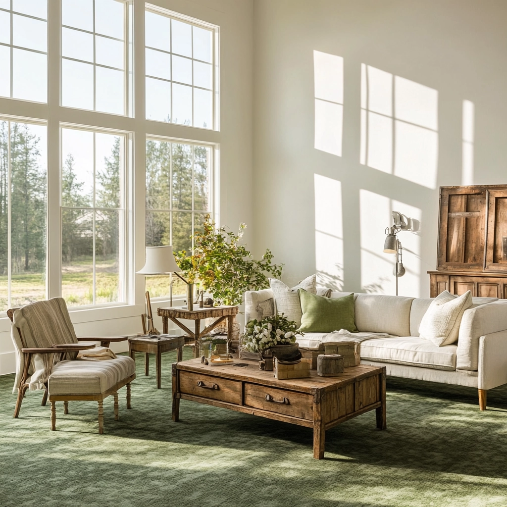 green carpet living room ideas 53