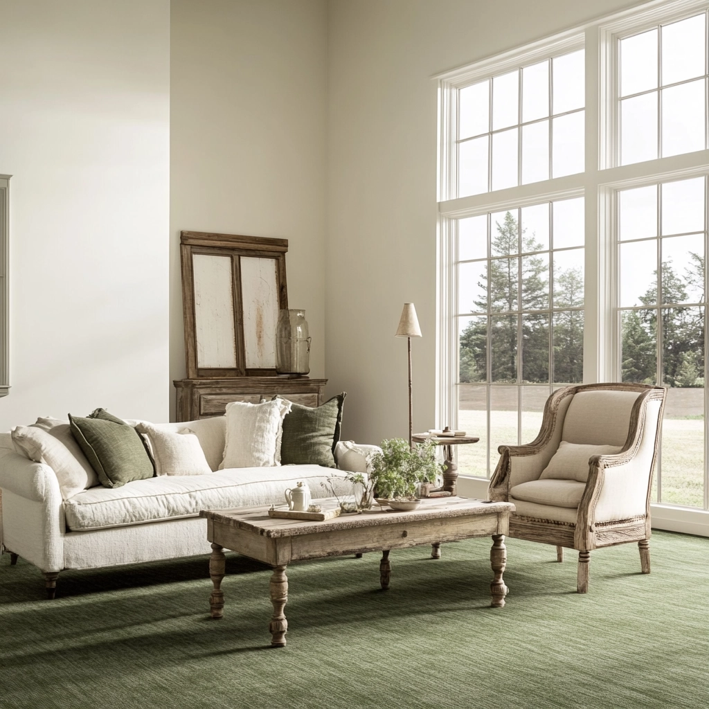 green carpet living room ideas 54