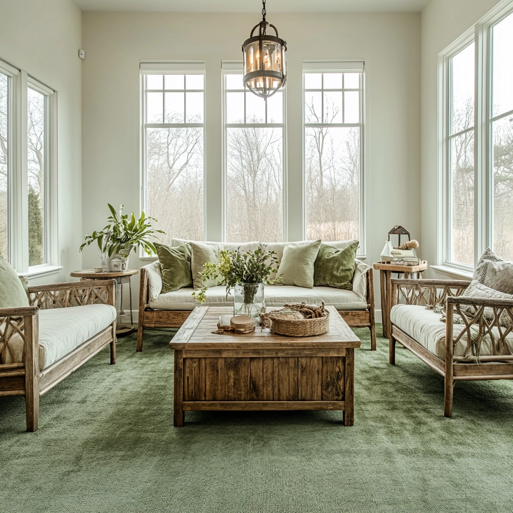 green carpet living room ideas 56