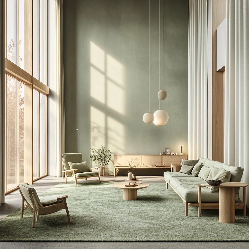 green carpet living room ideas 6