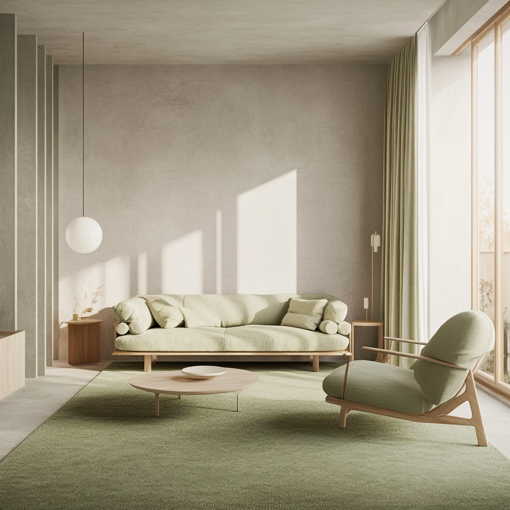green carpet living room ideas 7