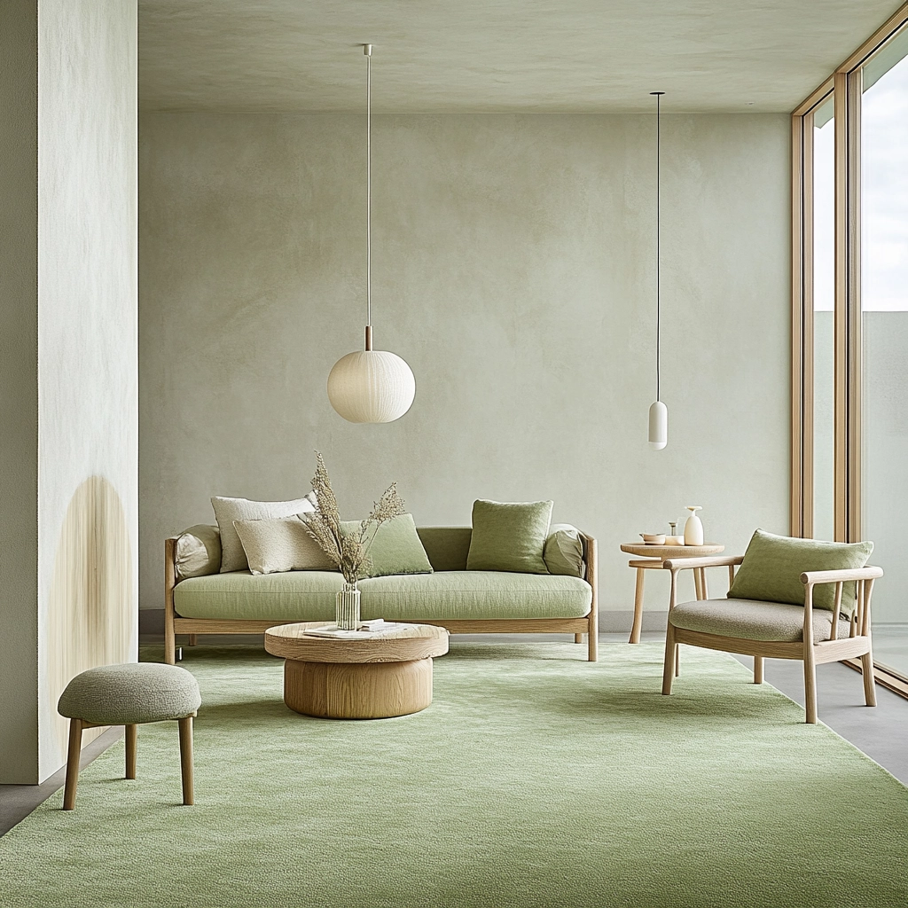 green carpet living room ideas 8