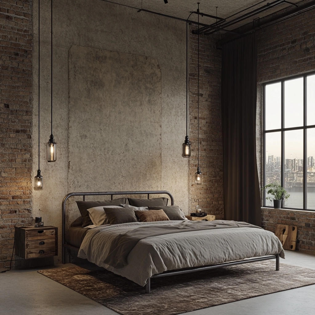 grey and beige bedroom 10