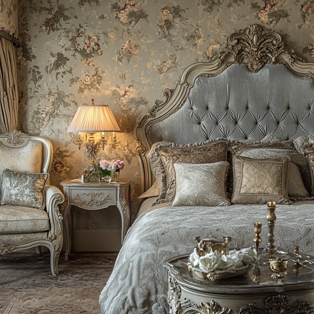 grey and beige bedroom 23
