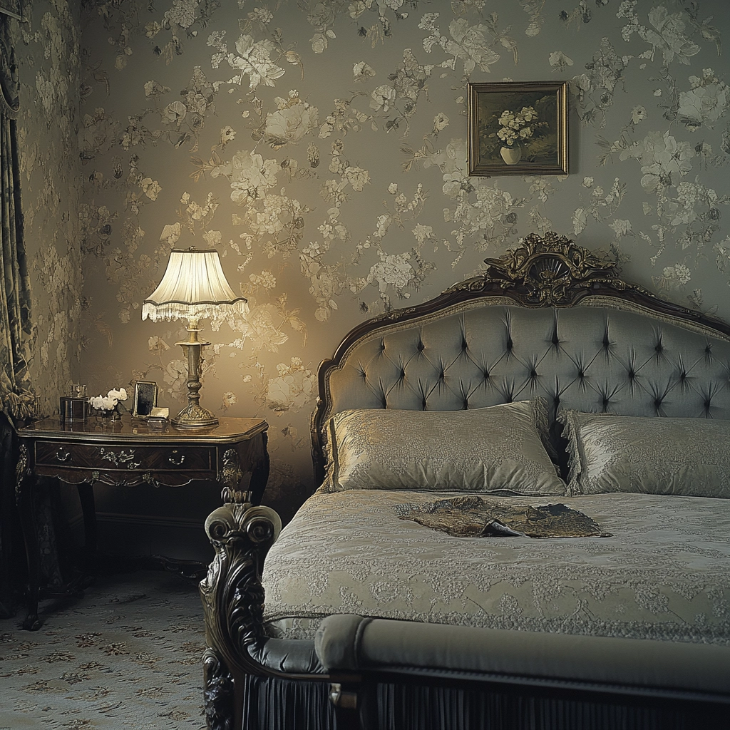 grey and beige bedroom 24