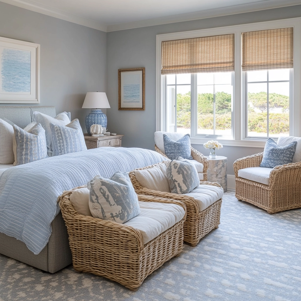 grey and beige bedroom 25