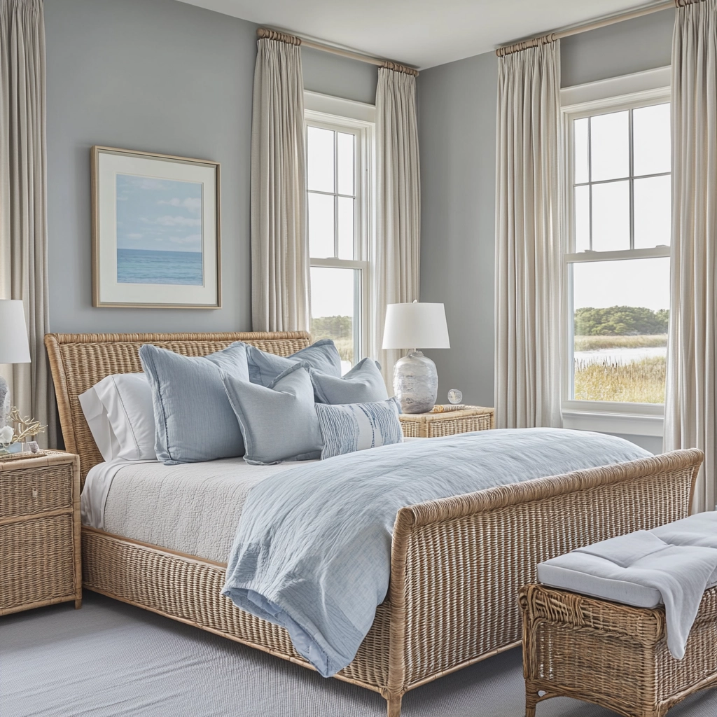 grey and beige bedroom 26