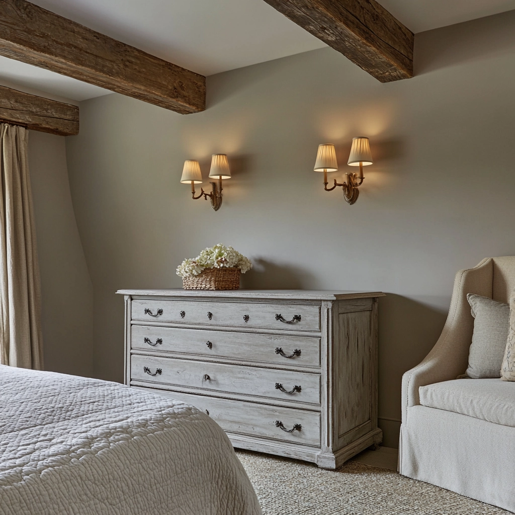 grey and beige bedroom 29