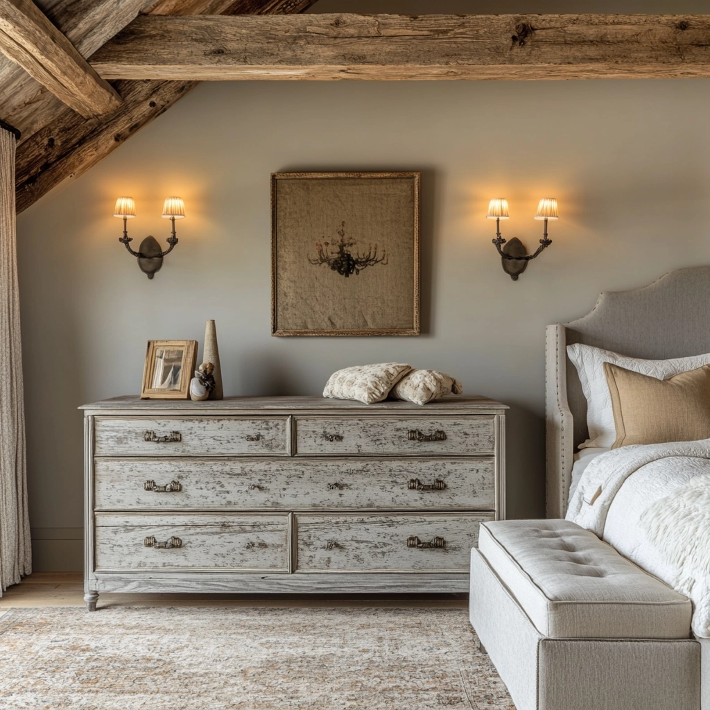 grey and beige bedroom 31