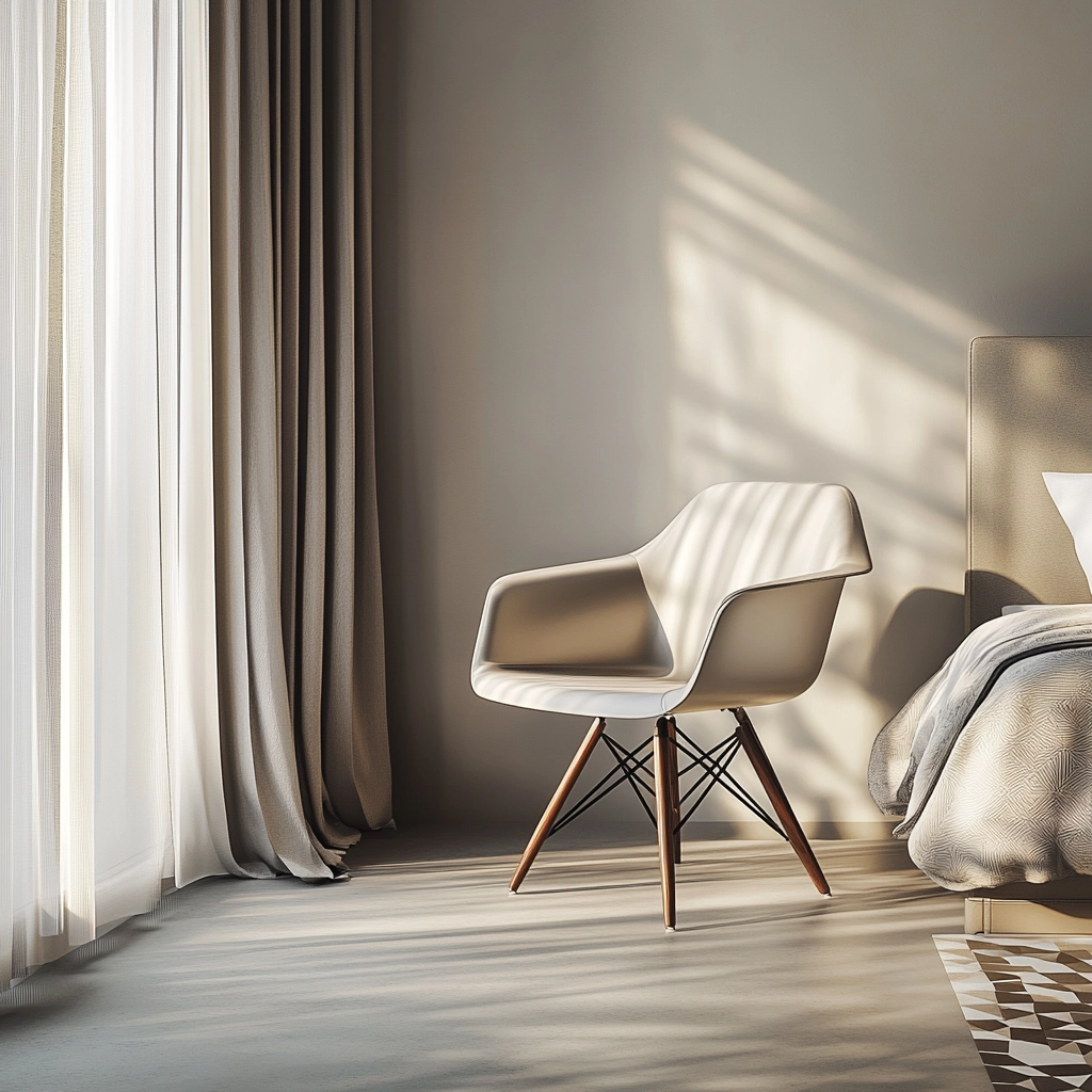grey and beige bedroom 38