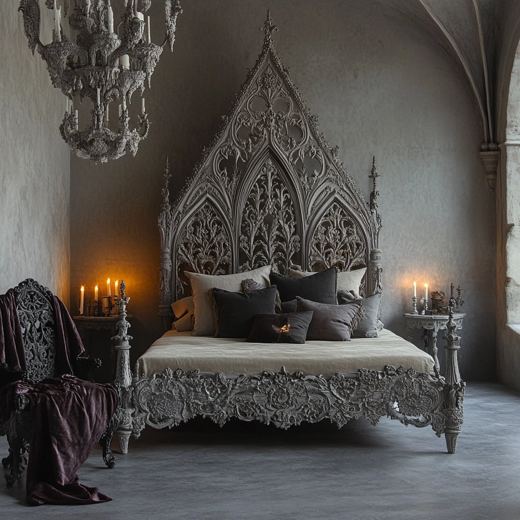 grey and beige bedroom 46