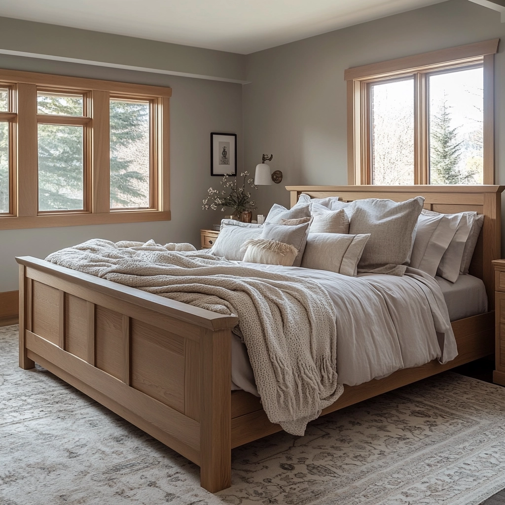grey and beige bedroom 75