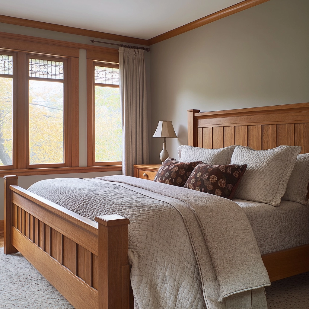 grey and beige bedroom 76