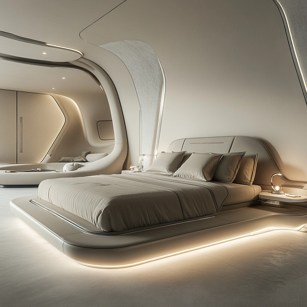 grey and beige bedroom 79