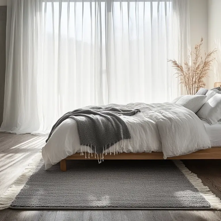grey bedroom rug 1