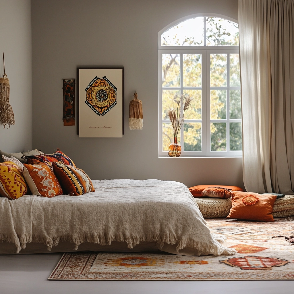 grey beige bedroom 15