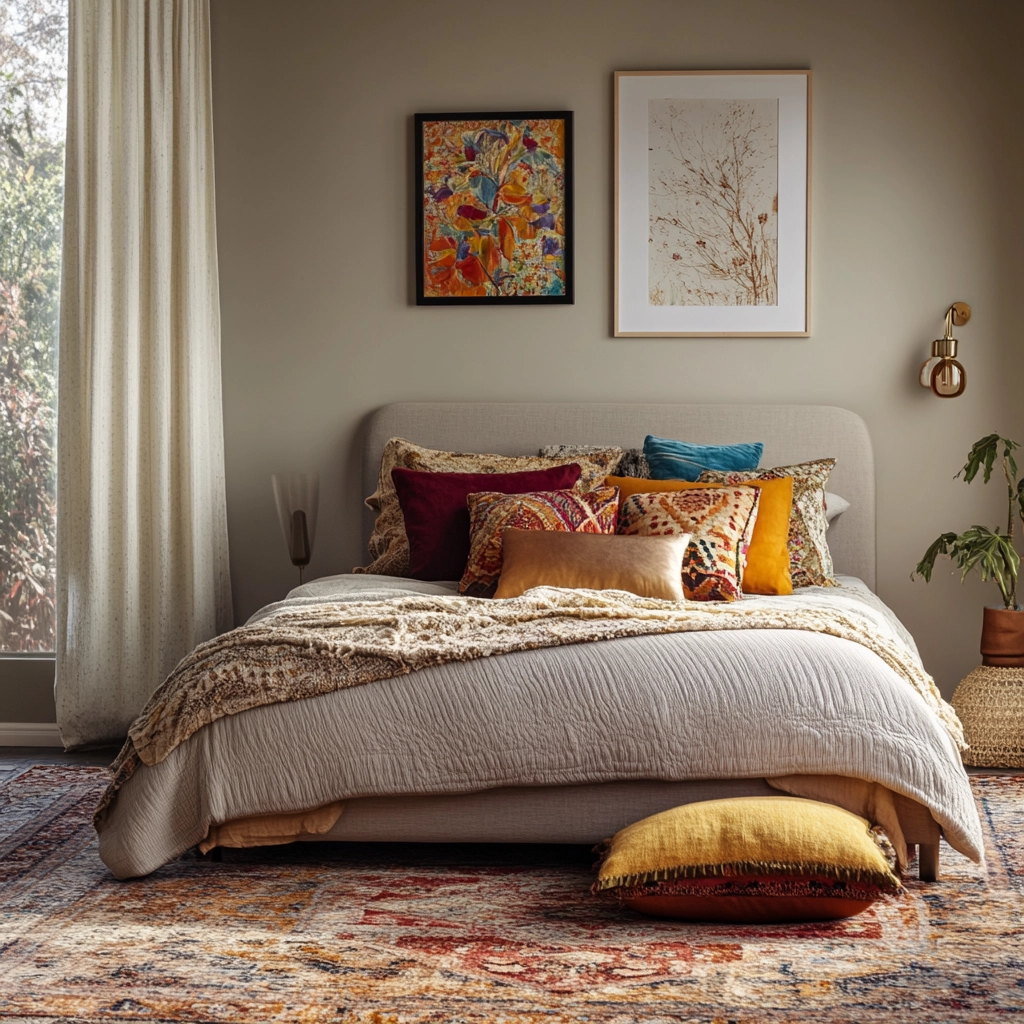 grey beige bedroom 16