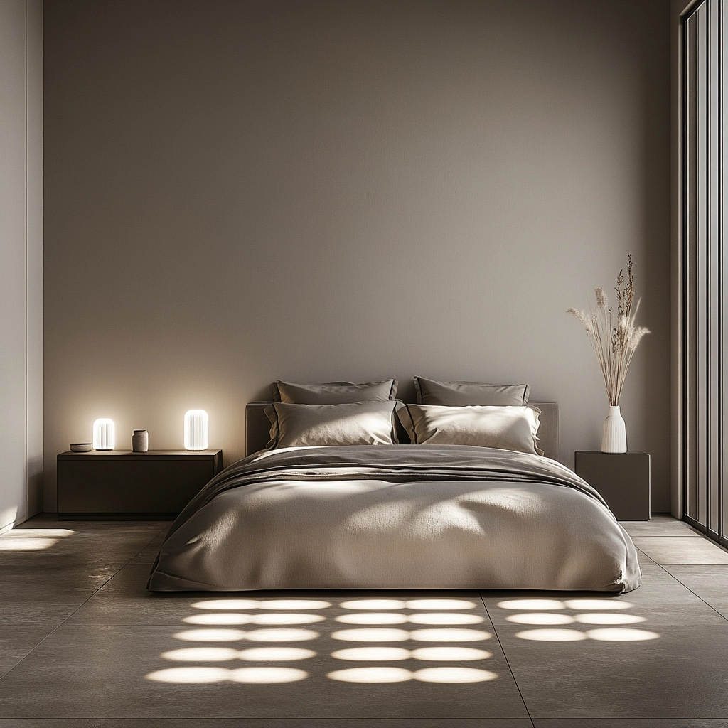 grey beige bedroom 18