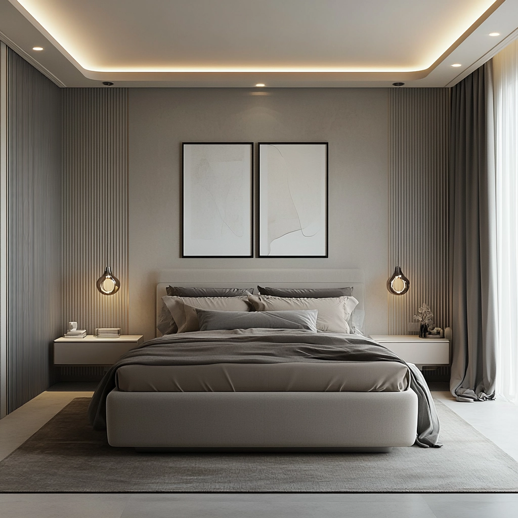 grey beige bedroom 38