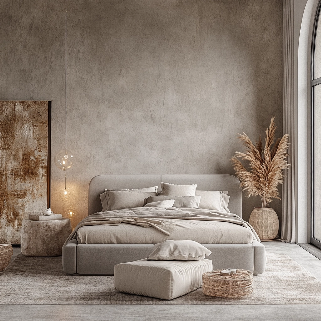 grey beige bedroom 77