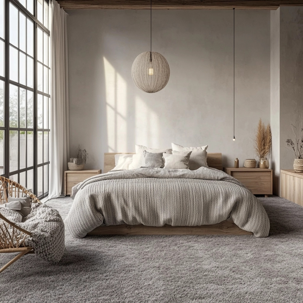 grey carpet bedroom ideas 2