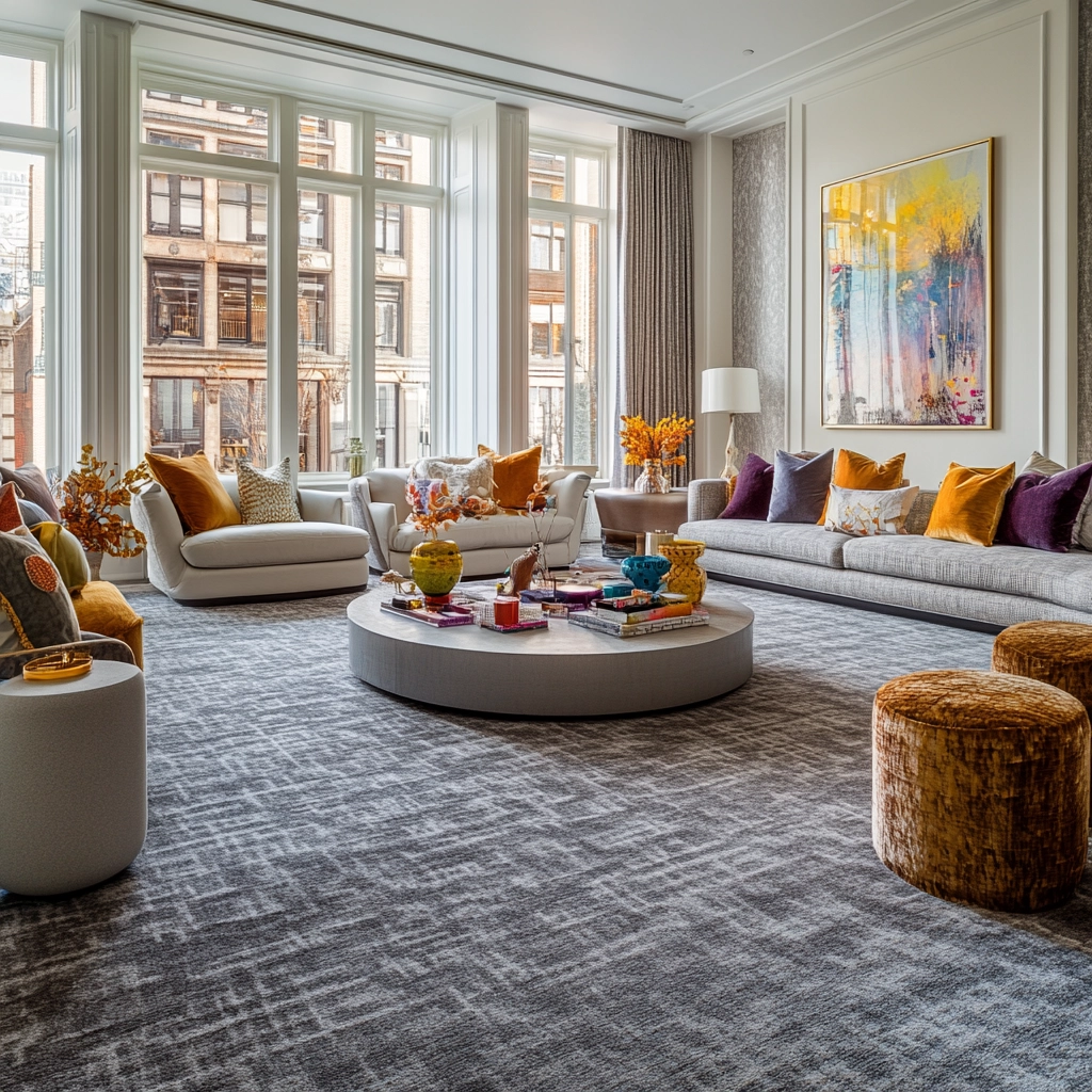 grey carpet living room ideas 49