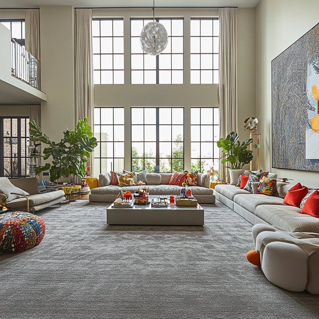 grey carpet living room ideas 52