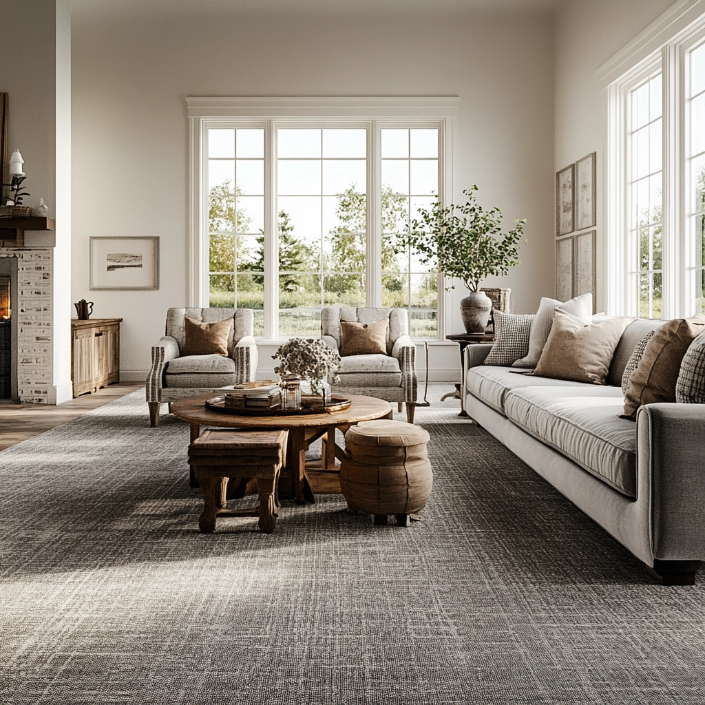 grey carpet living room ideas 62