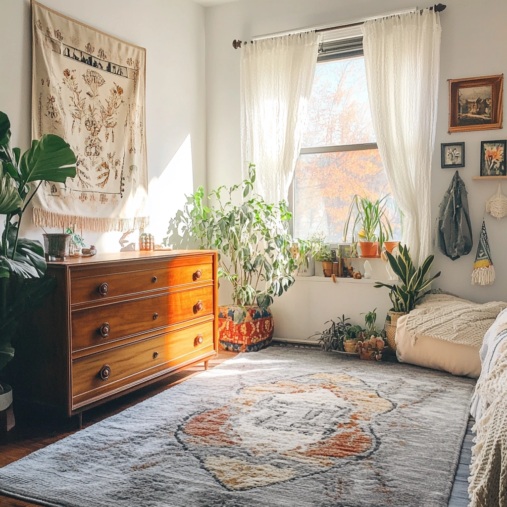 grey rug bedroom 10
