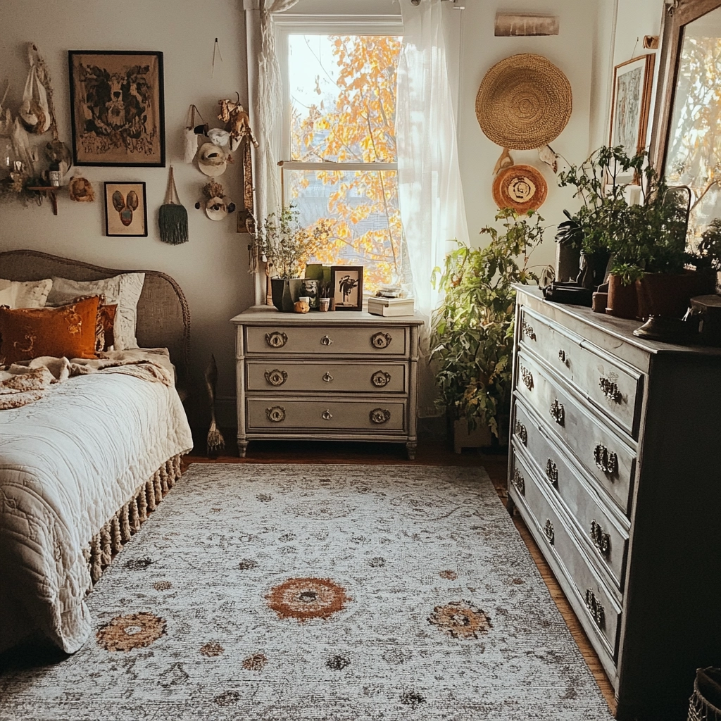 grey rug bedroom 11
