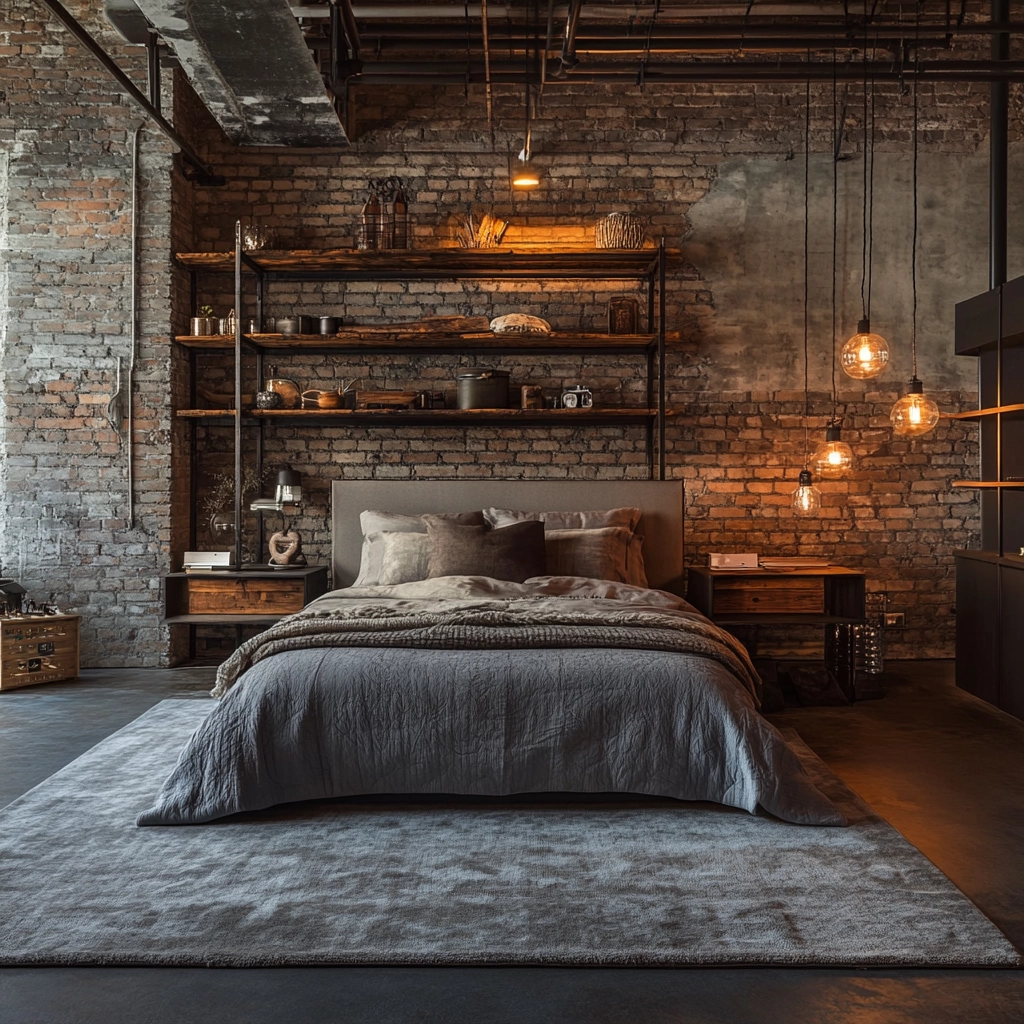 grey rug bedroom 14