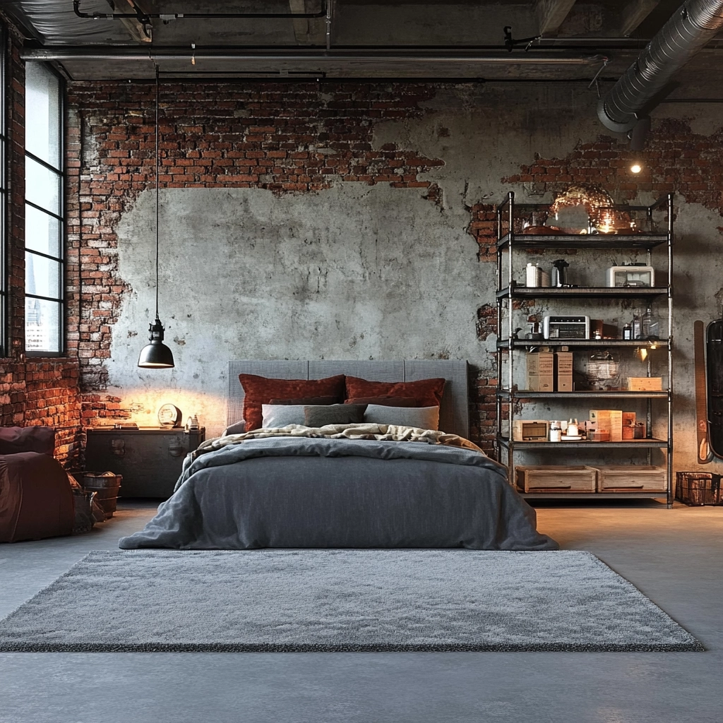 grey rug bedroom 16