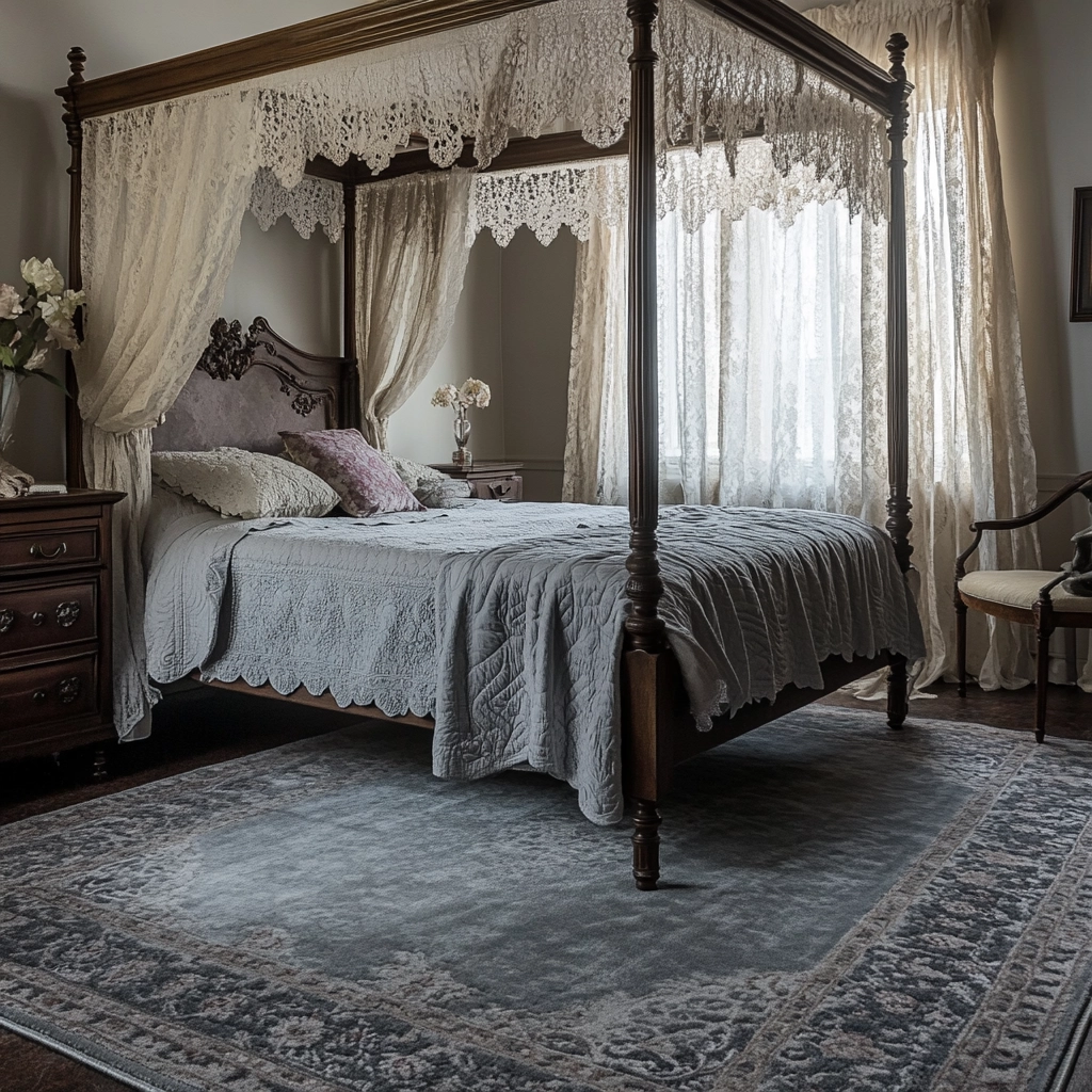 grey rug bedroom 17