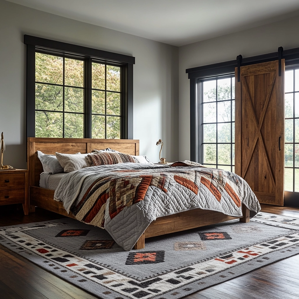 grey rug bedroom 21