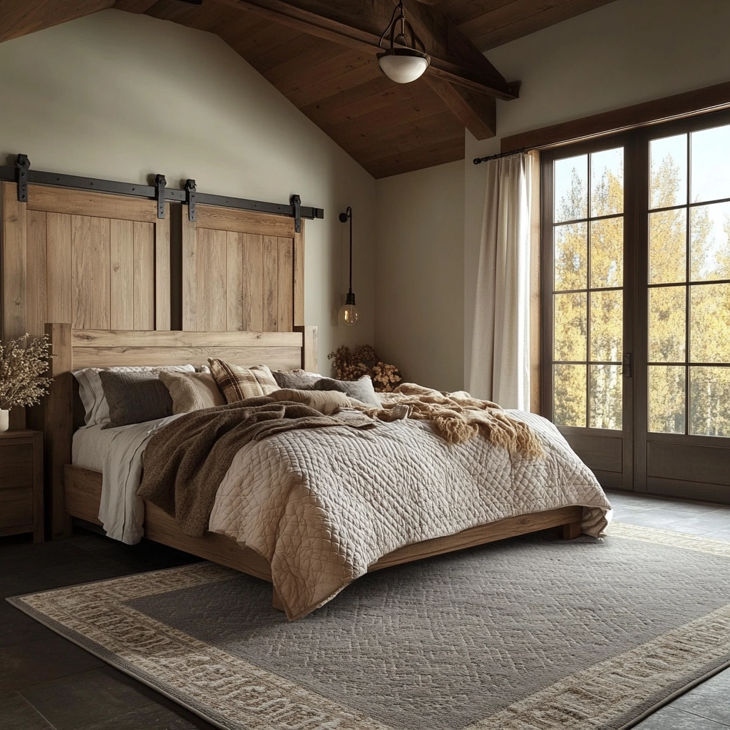 grey rug bedroom 23