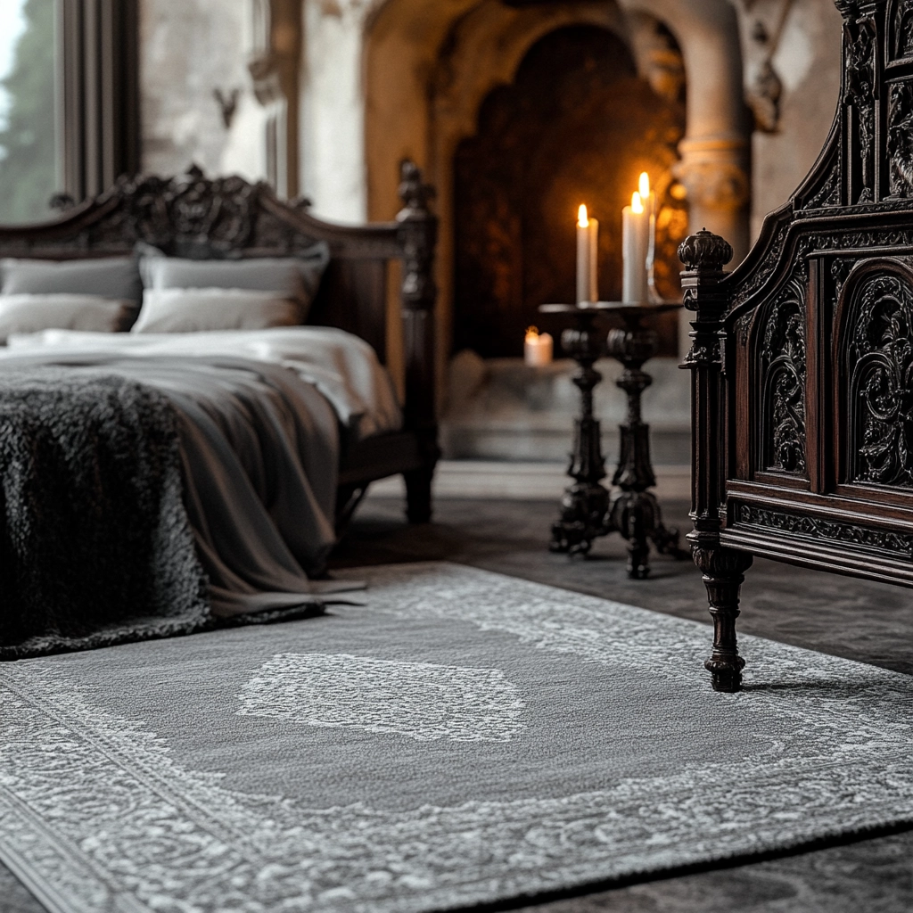 grey rug bedroom 50