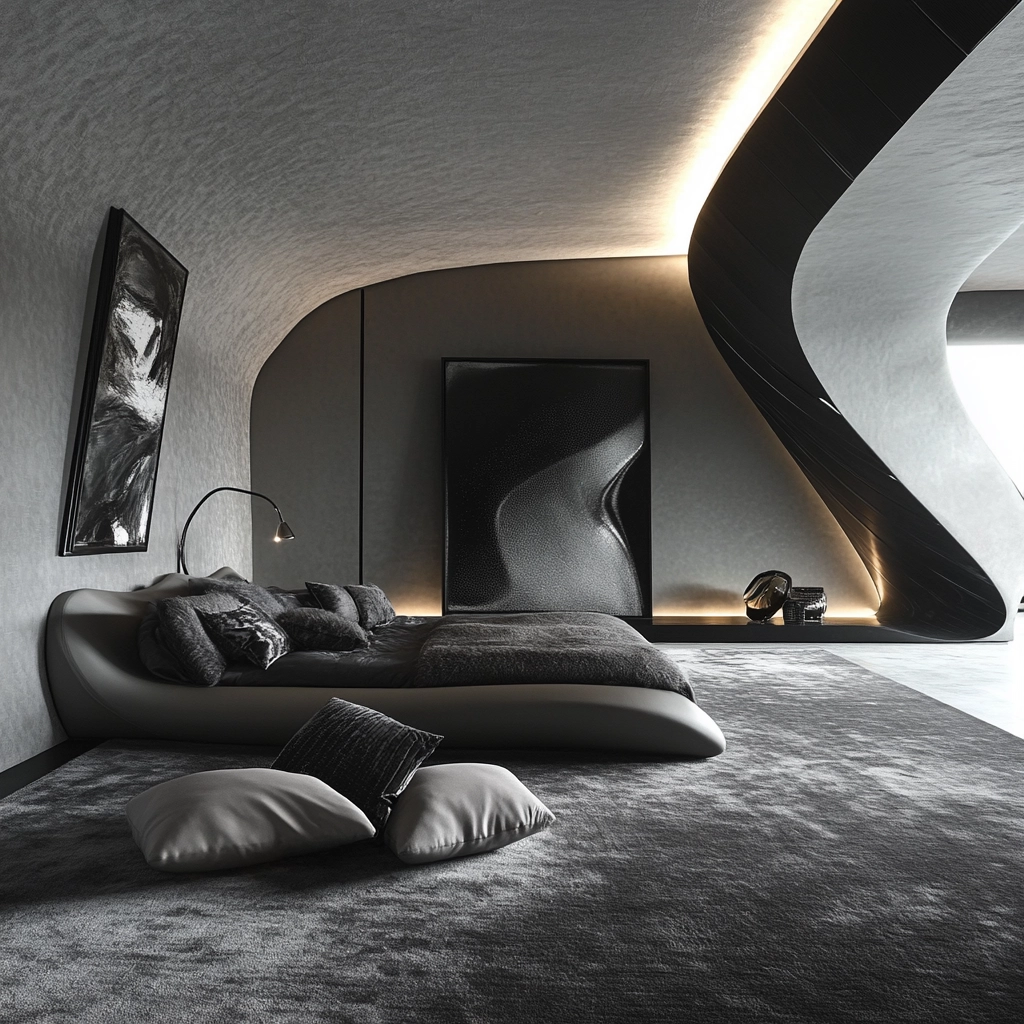 grey rug bedroom 6