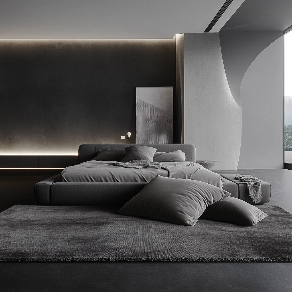grey rug bedroom 8