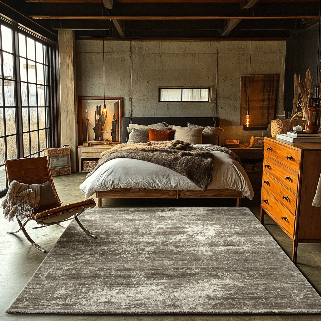 grey rug bedroom 80