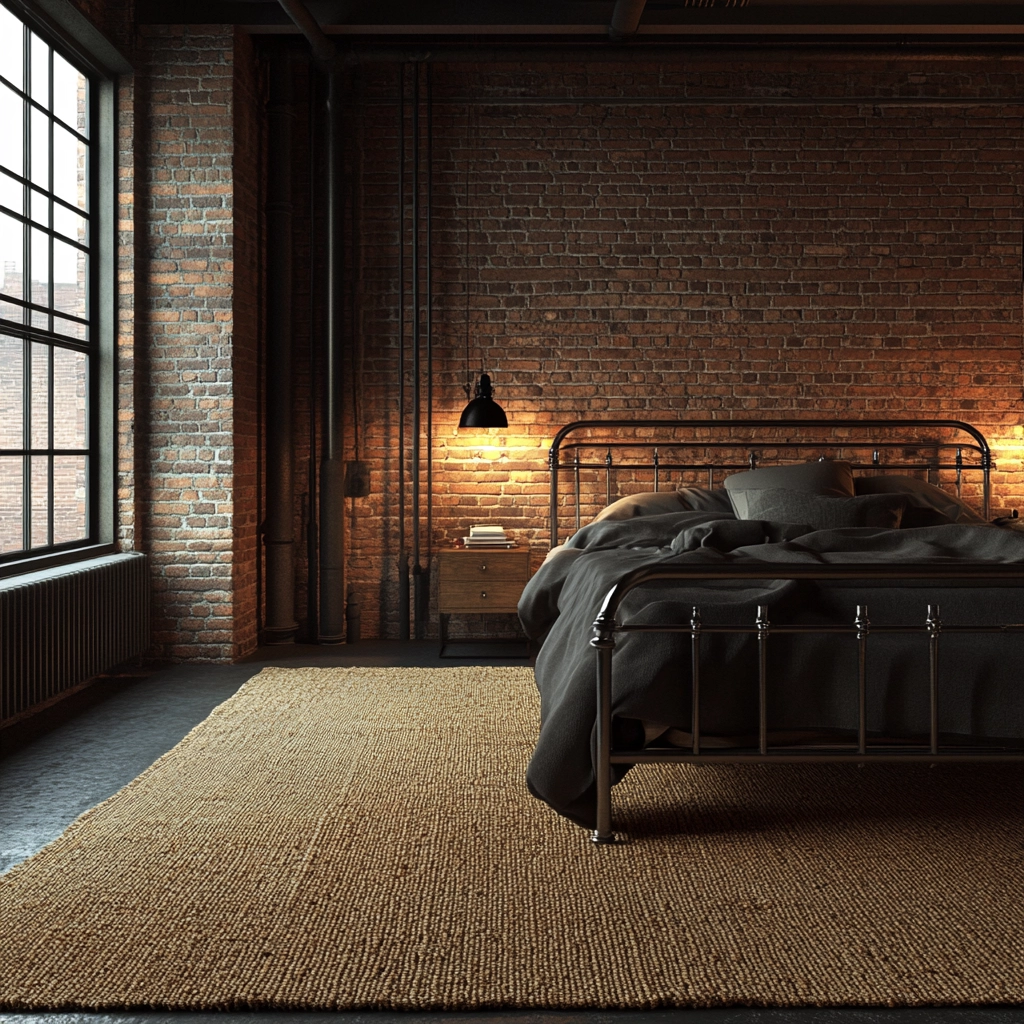 jute carpet bedroom 12