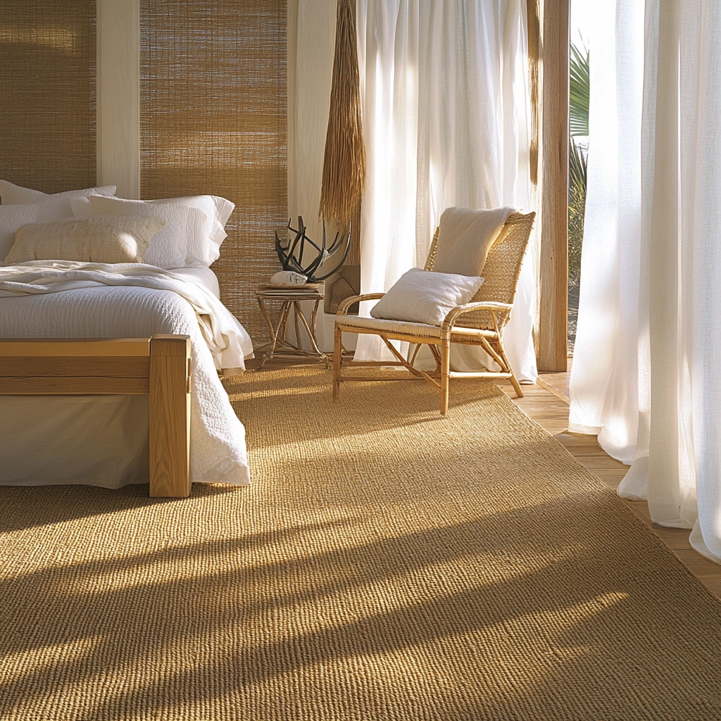 jute carpet bedroom 14