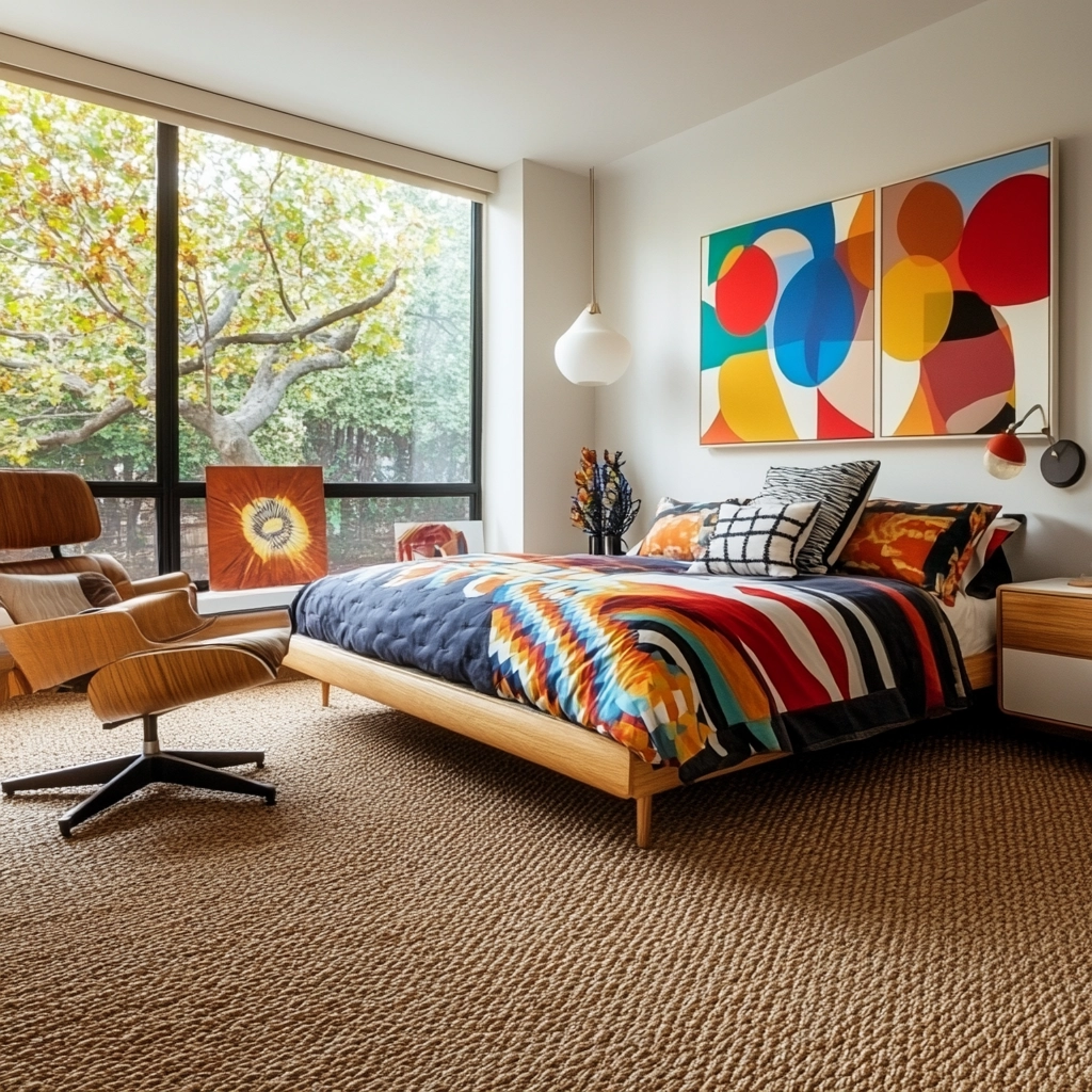 jute carpet bedroom 17